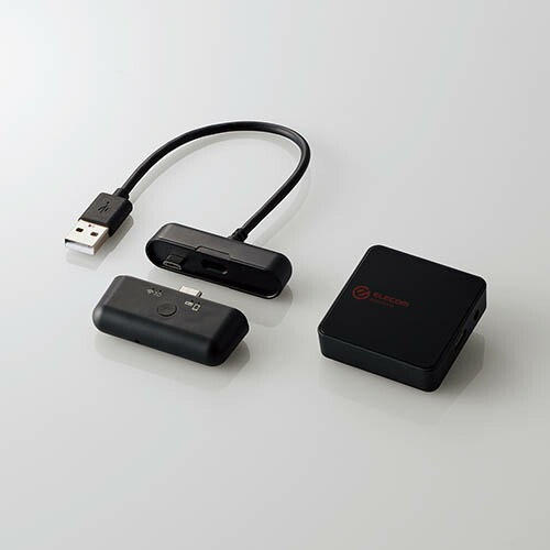 エレコム 2.4GHz ゲーミング ミキサー レシーバー スマートフォン チャットアプリ 通話 ゲーム音 ミックス ゲーミングミキサー ブラック HSAD-GMMW50BK