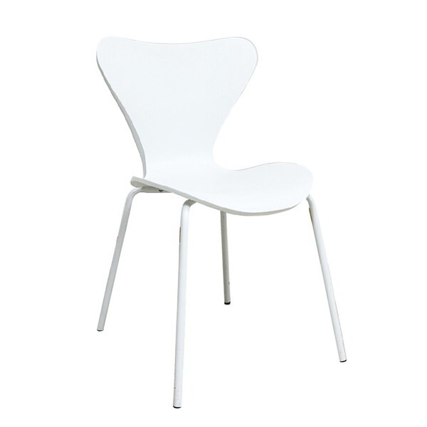 後藤家具物産 CC-ARI-WH-4 ホワイト アリンコ ダイニングチェアー 4脚入 メーカー直送