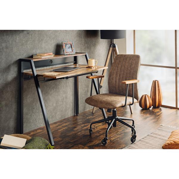 オフィスチェア デスクチェア 椅子 チェア 学習椅子 パソコンチェア 社長椅子 ワークチェア チェアー おしゃれ 事務椅子 レザー ヴィンテージ ブラウン