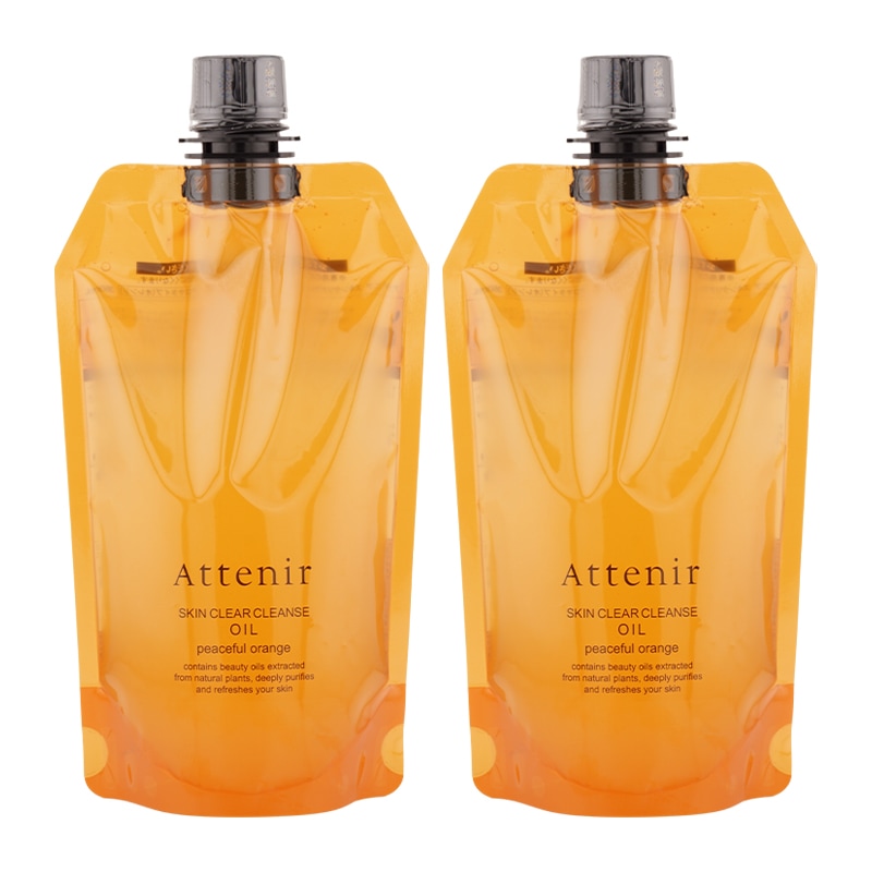 [2個セット]スキンクリアクレンズ オイル エコパック 350ml ピースフルオレンジの香り 詰め替え用 レフィル [ギフトラッピング対応]
