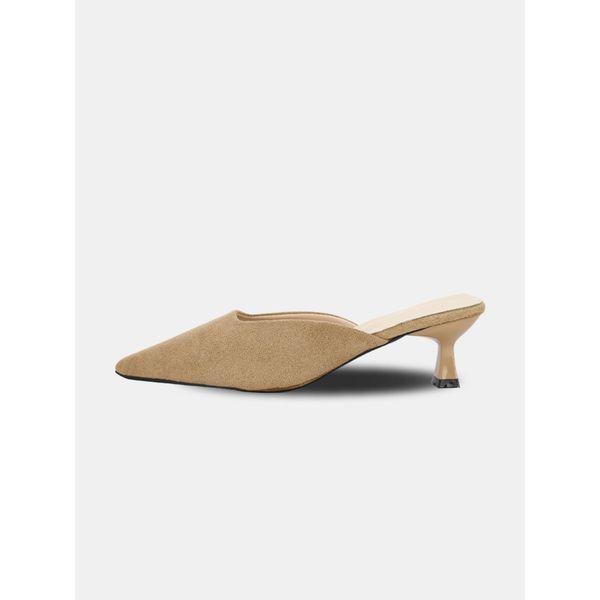 女性用スリッパ ヒール パンプス ミュール スリッパ シューズ LSS642_P412485755