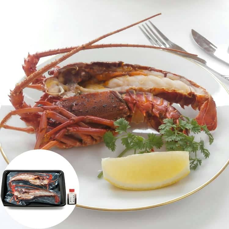 徳島 「吟月」 伊勢海老ステーキ C 1尾ハーフカット2切（原料180g230g） 離島は配送不可 2940121 お歳暮 お中元 お土産 ご進物 ギフト 贈り物に最適