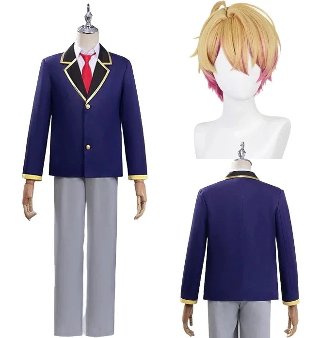 コスプレ衣アクアウィッグ付き星野愛久愛海制服推しの子イベントパーティー変演出服祝贈り物クリスマスパーティー文化祭までに制限