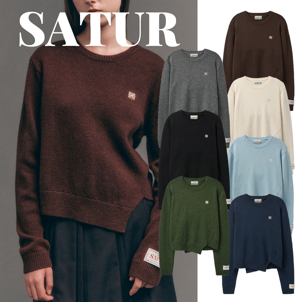 (W) Dublin Unbalanced Cashmere Blend Knit