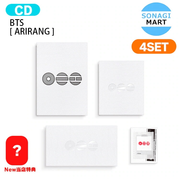 【即発送】国内発送 [New当店特典付] BTS [ ARIRANG ] 4種セット The 5th Album / 1次予約