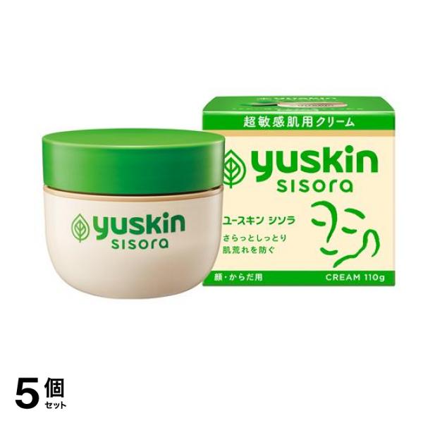 ユースキン シソラ クリーム 顔・からだ用 ボトル 110g 5個セット