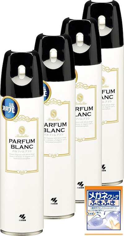 他サイト： 【Amazon.co.jp限定】【まとめ買い】 トイレの消臭元 スプレー パルファムブラン トイレ用 消臭スプレー 消臭芳香剤 280ml×4個(おまけ付) 小林製薬の商品画像