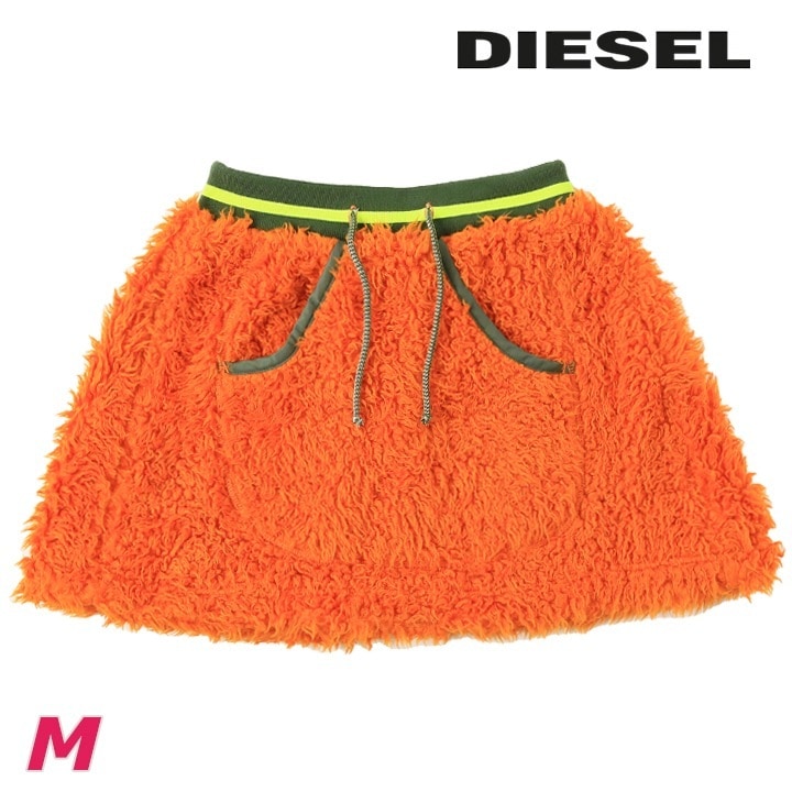 ボアミニスカート レディース DXD-22-O09 ウエストゴム ドロスト die-l-s-f4-63y