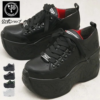 ヨースケ 厚底スニーカー レディース 歩きやすい 9cm ソール 公式SHOP特典キズ補修液付