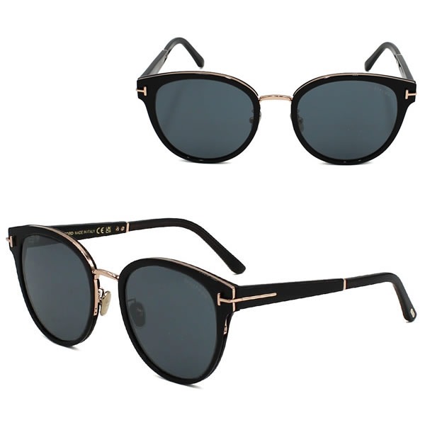 サングラス FT1138-K/S 01A 55 サングラス EYEWEAR アジアンフィット メンズ レディース ユニセックス ブラック グレー