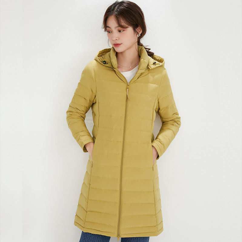 ダウンコート レディース 軽量 ショート丈フード付きダウンコート レディースダウン 春秋冬 ウルトラダウンパーカー 大きいサイズ ウルトラダウンパーカー ロング丈 フード付き 美シルエット 無地 シン