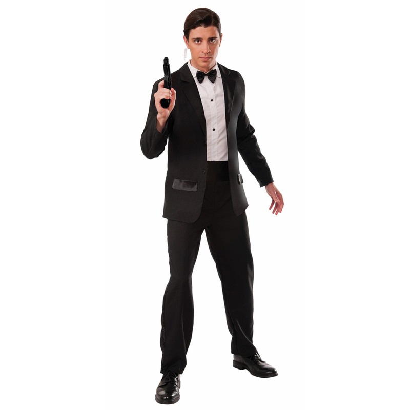 コスプレ 仮装 スパイタキシード 【 コスプレ 衣装 ハロウィン 仮装 コスチューム 服 メンズ タキシード 男性用 燕尾服 紳士 パーティーグッズ 大人用 余興 】