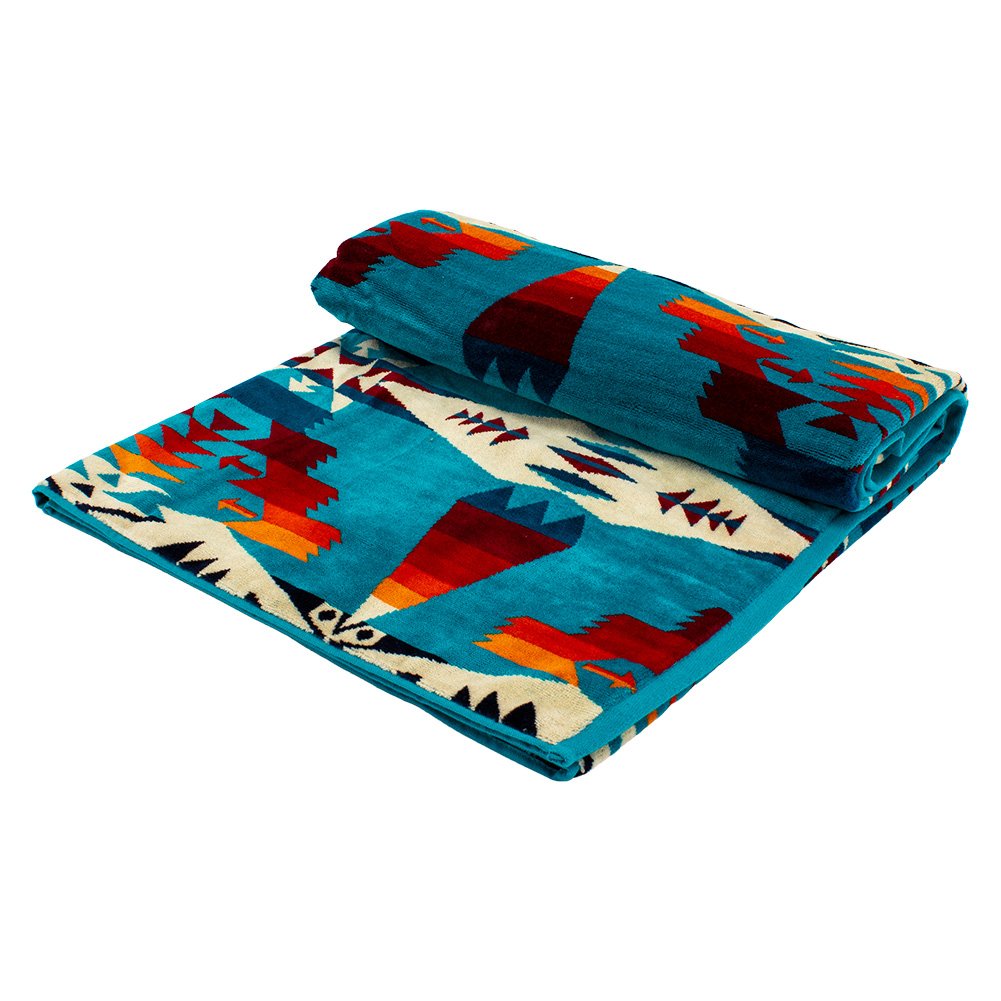 [ ペンドルトン ] Pendleton タオルブランケット オーバーサイズ ジャガード タオル XB233 53508 トゥーソンターコイズ Oversized Jacquard Towels TU 5,378円