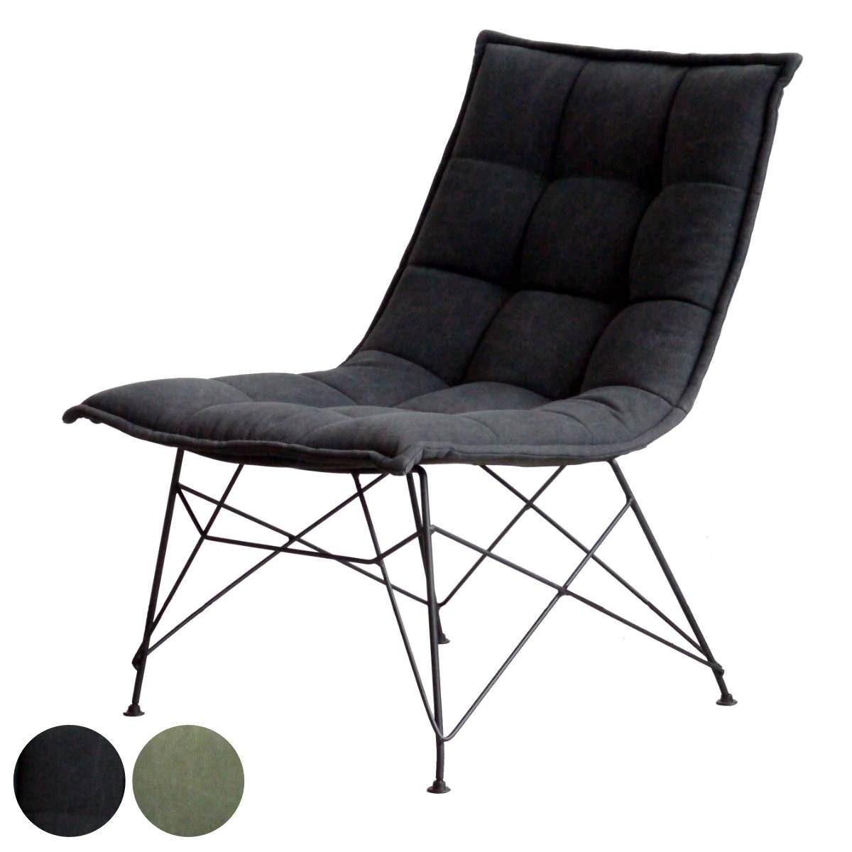 パーソナルチェア カジュアルデザイン ファブリック張地 幅60cm チェア 椅子 リビングチェア 1人掛け ファブリック おしゃれ リラックス オフィス リビング 書斎