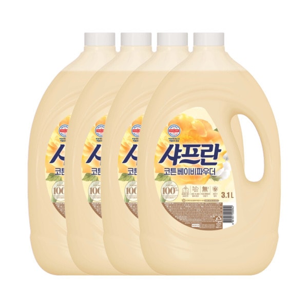 シャフランコットン 3.1L 容器 4個(贈呈品なくなり次第贈呈終了)