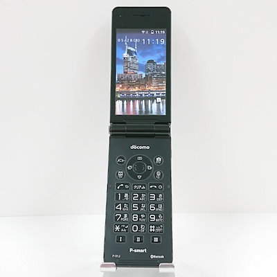 P-smart ケータイ P-01J ドコモ ブラック 送料無料 本体 c20237