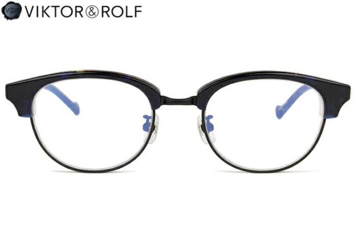 ヴィクター&ロルフ VIKTOR＆ROLF 眼鏡 70-0151 04 ブルーデミ/ブラックマット