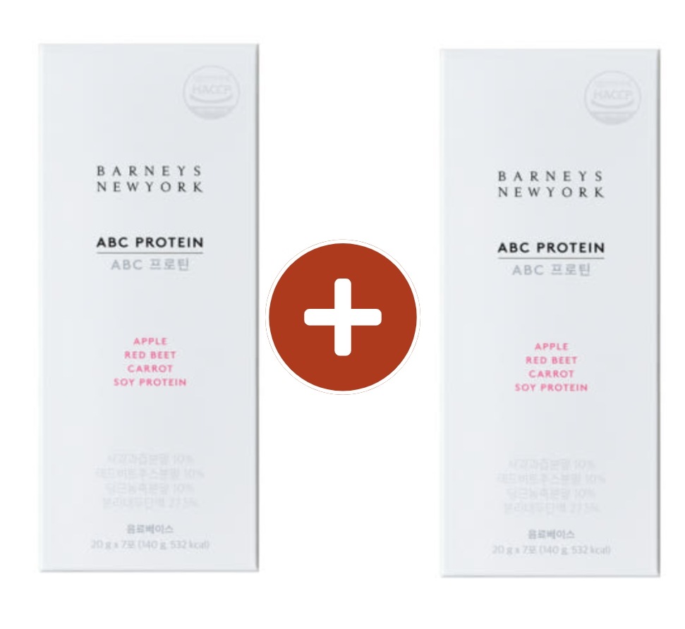 [限定企画商品/サプリ/ダイエット食品] BARNEYS NEWYORK abc プロテイン パウダー 1+1 (1箱7包入)