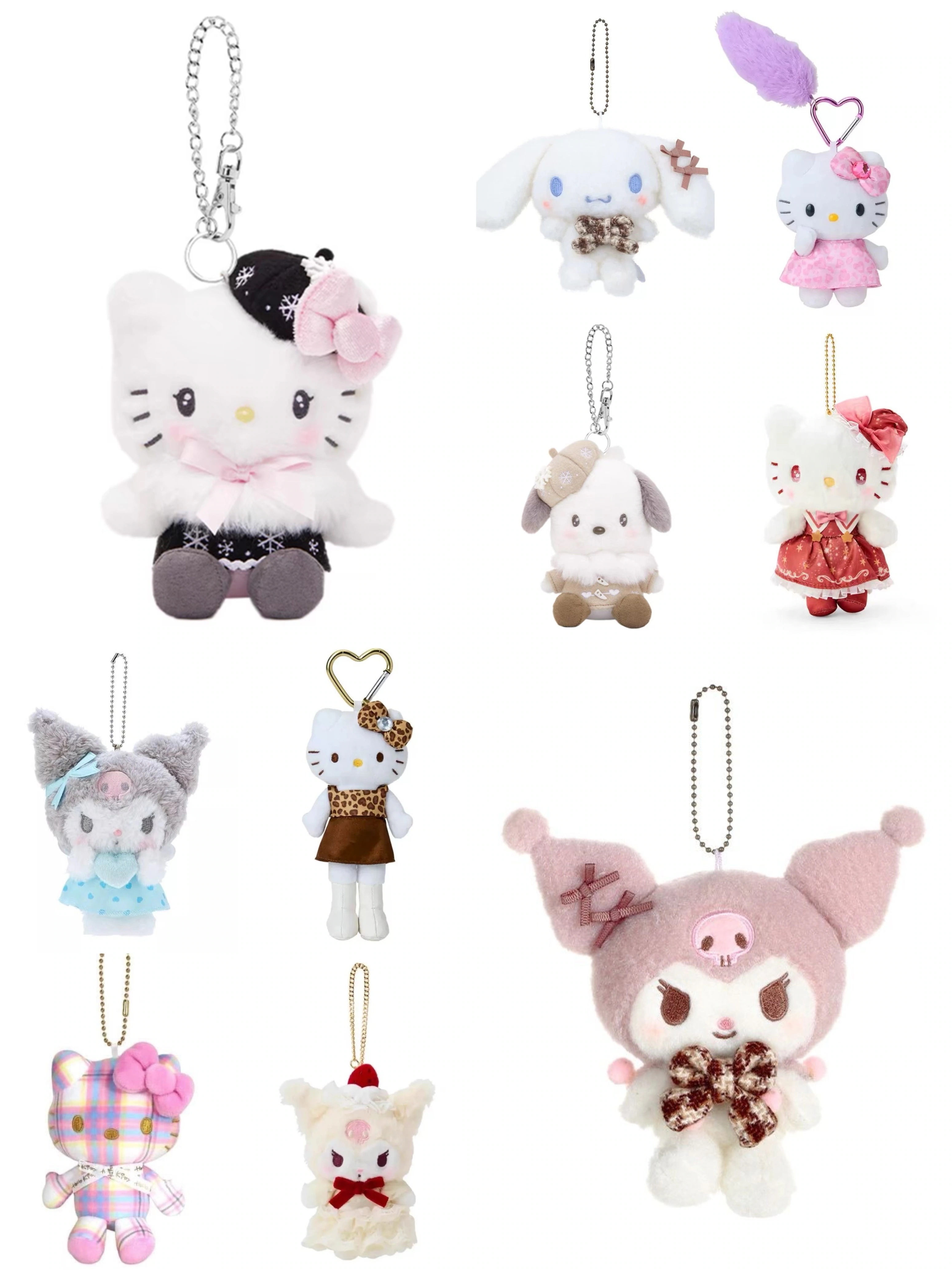 人気のKT猫ストラップキーホルダーかわいいバッグストラップぬいぐるみ100選