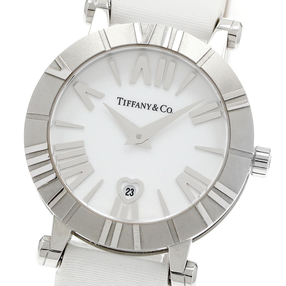 ティファニー TIFFANY&Co. Z1300.11.11A20A71A アトラス ドーム デイト クォーツ レディース _961102【中古】