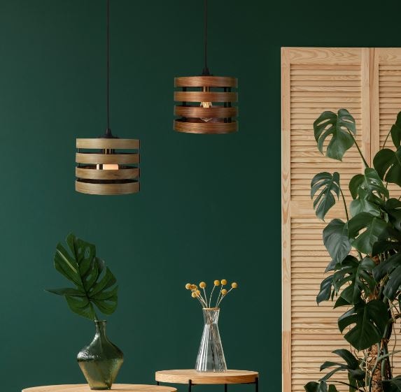 韓国インテリアペンダント照明 CAGE WOOD BENDING ペンダントシャンデリア