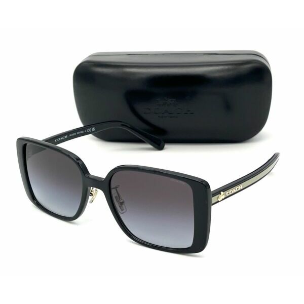 サングラス CoachDISNEY HC8375 50028G Black / Gray Gradient 56mm Sunglasses