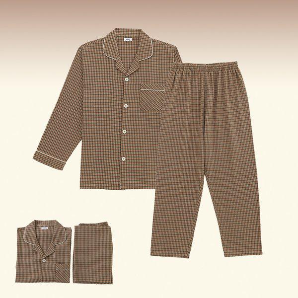 NCG1179 メンズ コットン起毛パジャマ