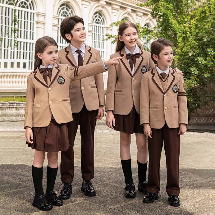 子供スーツ 女の子 男の子 卒業式 入学式 スーツ 中学 小学生 受験 学生服 通学 セット 大きいサイズ 女児 ジュニアスーツ お受験 発表会 ベージュ グレー 9,788円