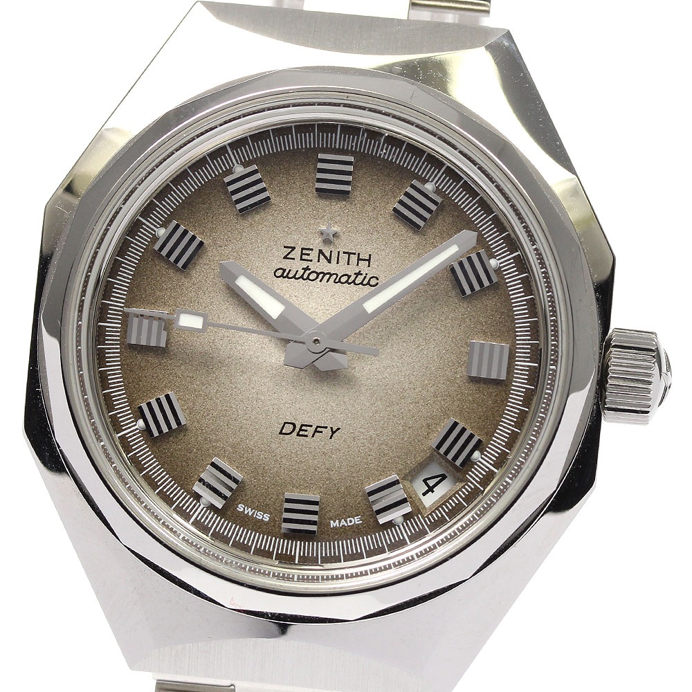 ゼニス ZENITH 03.A3642.670 デファイ リバイバル デイト 自動巻き メンズ 極美品 箱保証書付き_806410【中古】