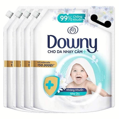 柔軟剤 洗濯用洗剤 【4個セット】アジアンダウニー センシティブ 3L P&G D