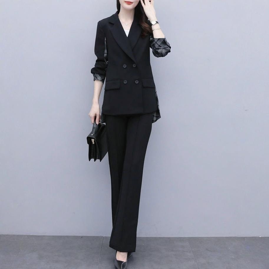 レディース トップス パンツ セットアップ パンツスーツセット ロングパンツ タイト スリム 細身 ストレート 前開き 切り替えデザイン 大人可愛い きれいめ シンプル カジュアル 上品 おしゃれ