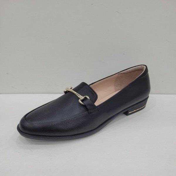 女性用 快適な金属装飾ドレスローファー 3cm PFBSHQ542_US