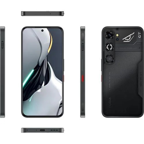 nubia Neo 5 GT 5G ゲーミングスマートフォン 6.8インチ 有機ELディスプレイ 8GBメモリ 256GBストレージ 背面LEDライティング ブラック