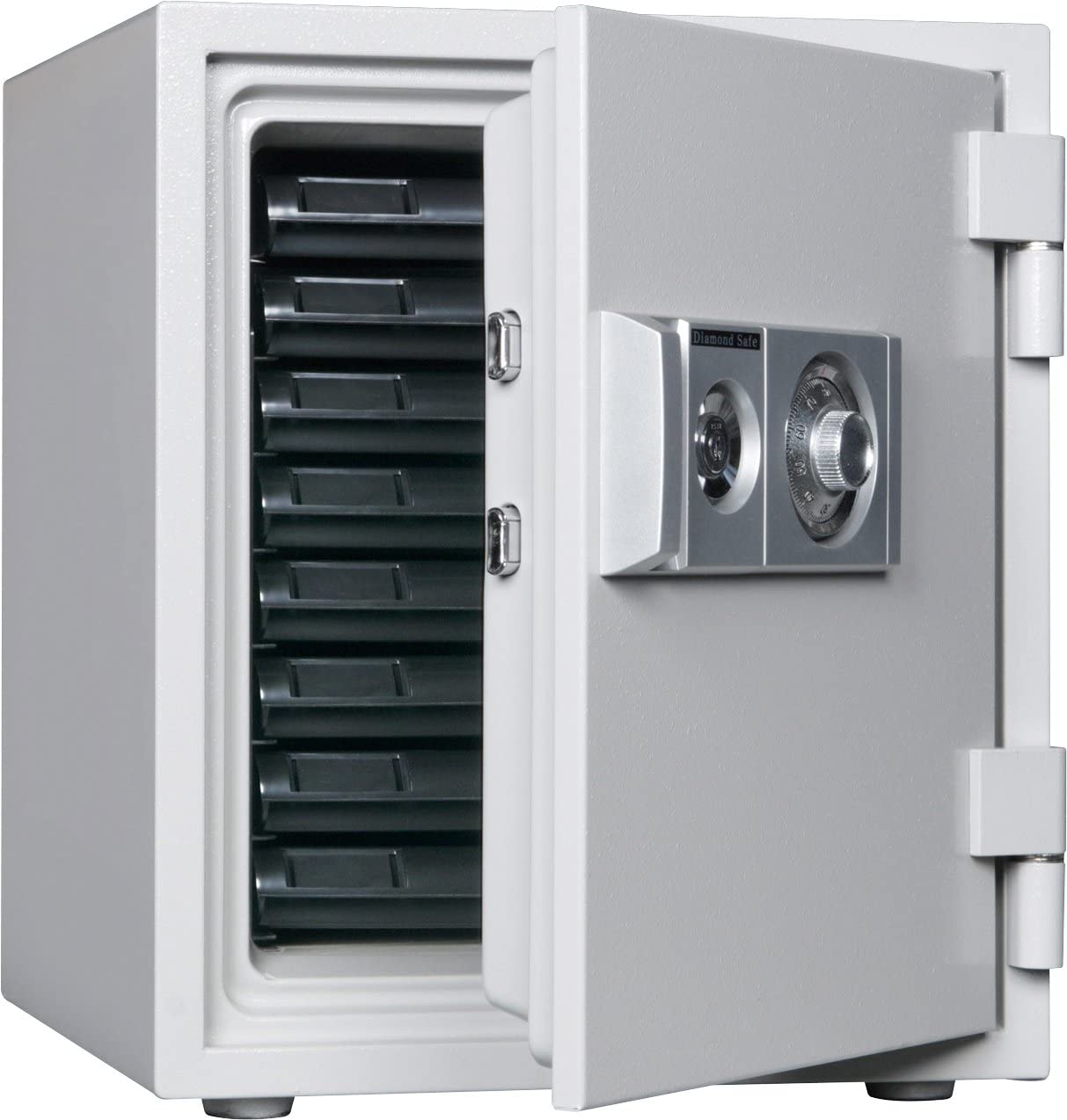 耐火金庫 ダイヤルタイプ [D52-8] ダイヤセーフ 家庭用 防犯 A4サイズ収納可能