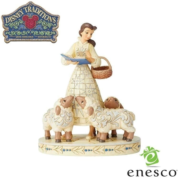 enesco(エネスコ) Disney Traditions ベル ホワイトウッドランド ディズニー フィギュア コレクション 人気 ブランド ギフト クリスマス 贈り物 プレゼントに最適