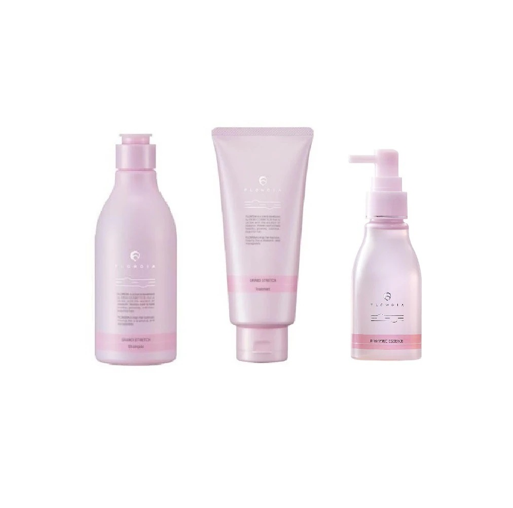 デミ フローディア シャンプー グランストレッチ 250ml + トリートメント グランストレッチ 200g + リニューイングエッセンス 100ml