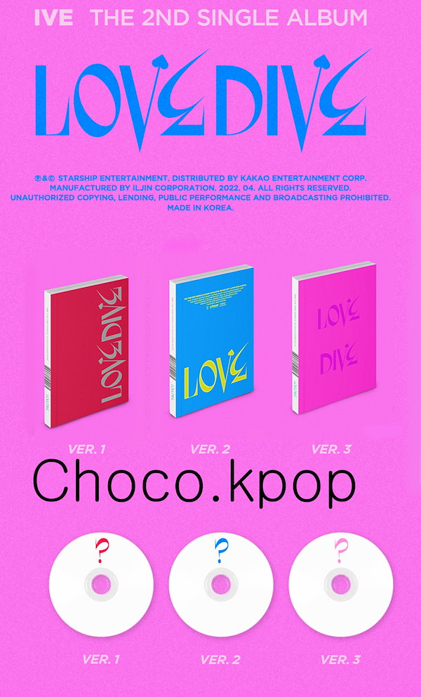 アイヴIVE 2nd Single Album【LOVE DIVE】3形態セット アイヴIVE 2nd Single Album【LOVE DIVE】3形態セット Amazon.co.jp