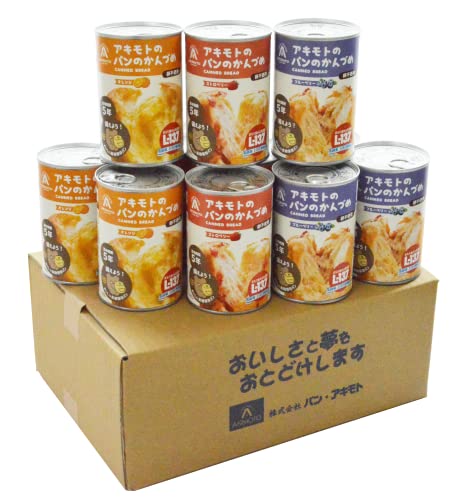 パン・アキモト アキモトのパンのかんづめ (乳酸菌入り) 3種 100g ×12 長期保存 5年 5,733円