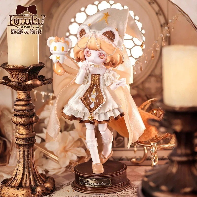 【公式正規品！3日出荷】ルル霊物語シリース 可動ドール 金綺熊（ゴールドベア）限定吊りカード 1/12スケール BJD／MJD 可動フィギュア 中国限定・日本未発売