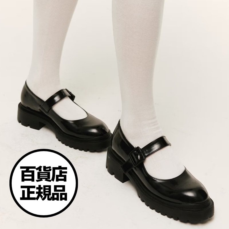 【JILLSTUART】ストラップ プラットフォーム ローファー Strap Platform Loafers SYNTHETIC LEATHER(PU) 韓国百貨店正規品