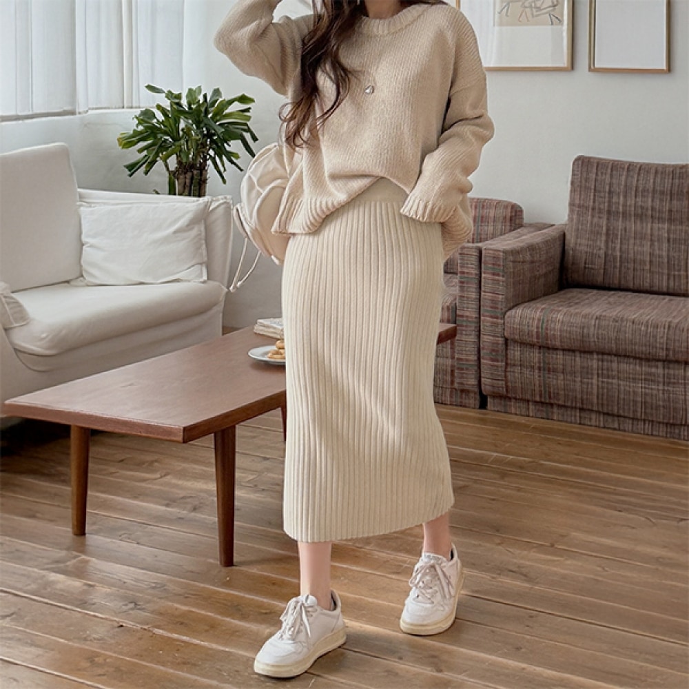 [イーブレットバイジェイスタイル] イーブレットエピオンニットスカート Jスタイル