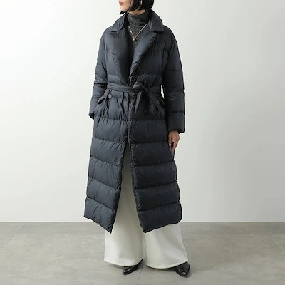 Max Mara The Cube マックスマーラ ザ・キューブ ダウンコート SEIMA セイマ レディース ロング丈 ベルト付き 軽量 撥水 ロゴ 008 78,740円
