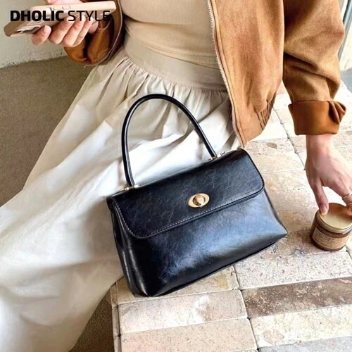 2WAYゴールドバックルスクエアバッグ・p617266