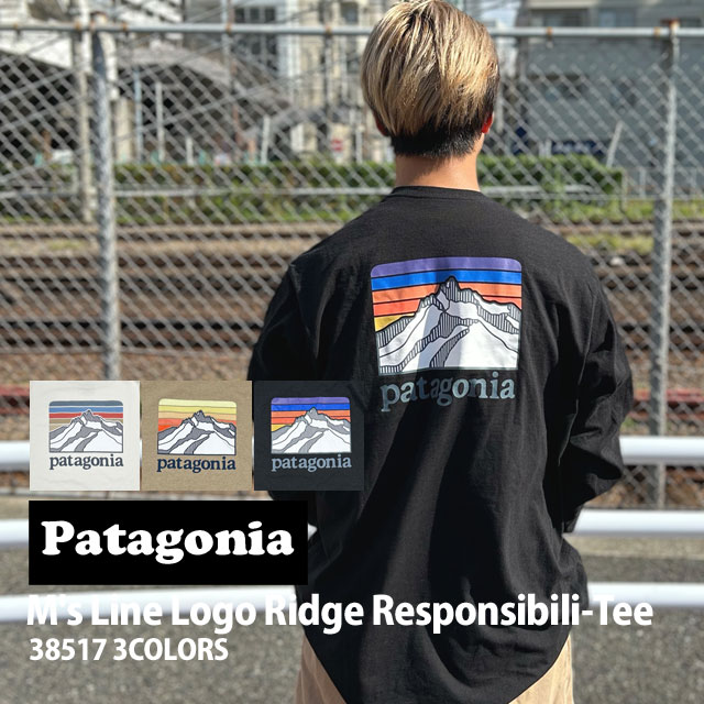パタゴニア Patagonia Ms L/S Line Logo Ridge Responsibili Tee レスポンシビリ 長袖Tシャツ 38517 202-001163-551