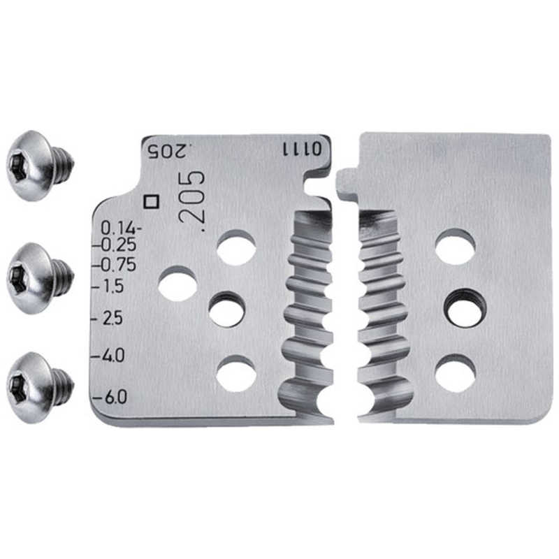 KNIPEX社　精密ワイヤーストリッパー 1219-06用替刃 (1組4枚)　121906