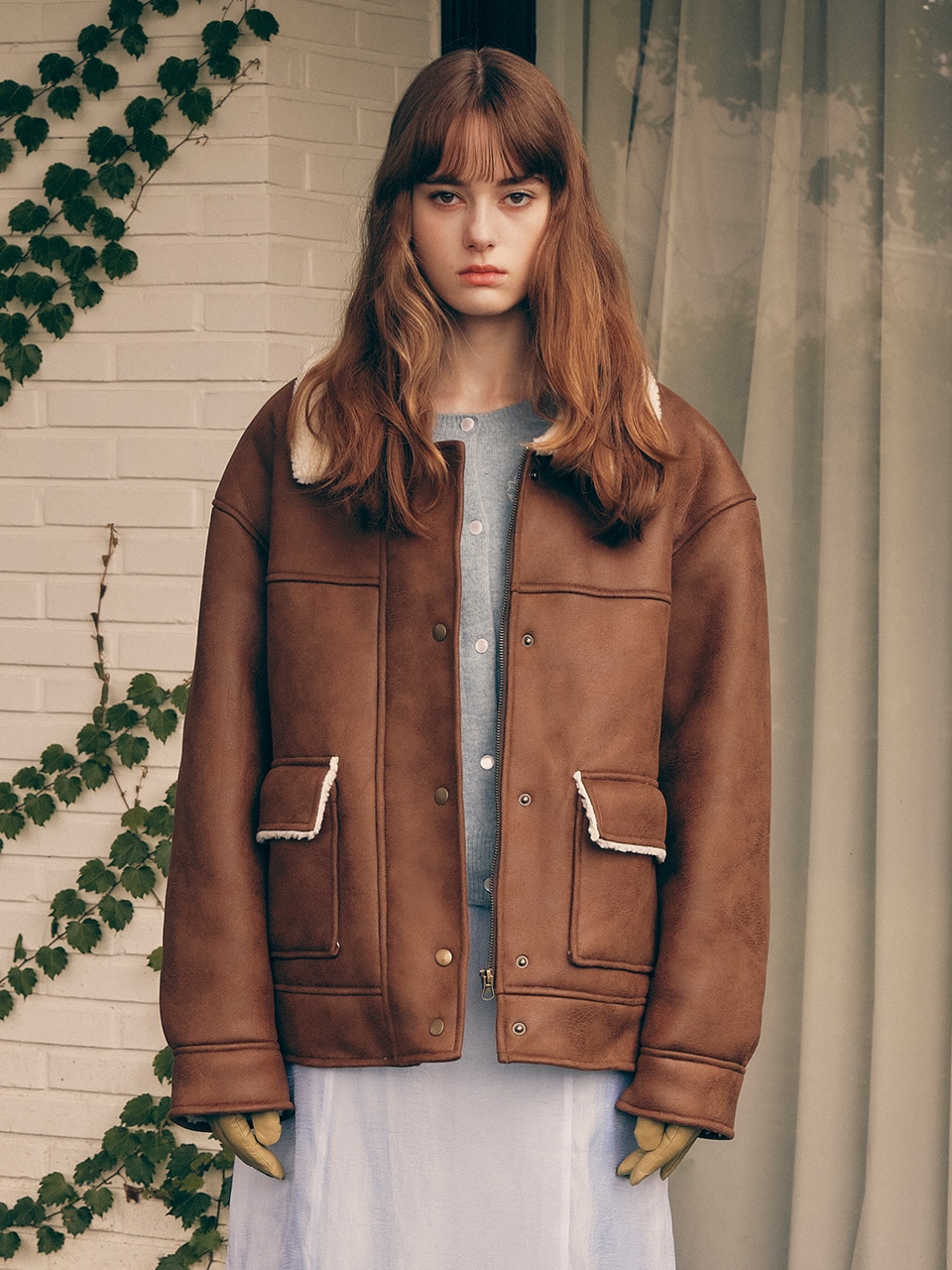COLLAR POCKET MUSTANG BROWN