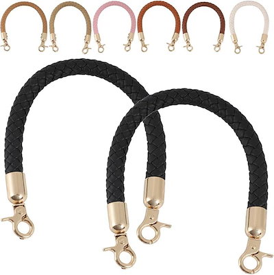 他サイト： バッグ 持ち手 取っ手 交換 付け替え 修理 PUレザー( ブラック, 60cm)の商品画像