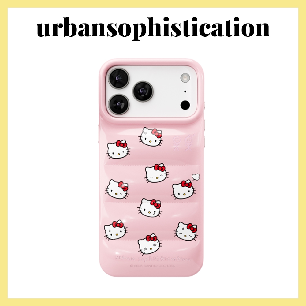 正規品 Urban Sophistication ハローキティ iPhoneケース スマホケース コラボ The Puffer Case - All the Feeels