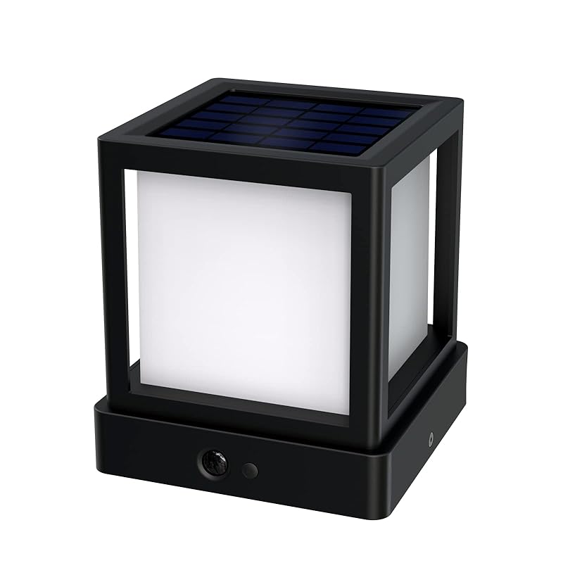 【国内即発】門柱灯 ソーラー 門灯 LED ソーラーライト 人感センサーライト 屋外 置き型 挿し込み 1000lm 4000k 昼白色 IP64 防水 ガーデンライト 駐車場 庭園灯 4つ点灯モード