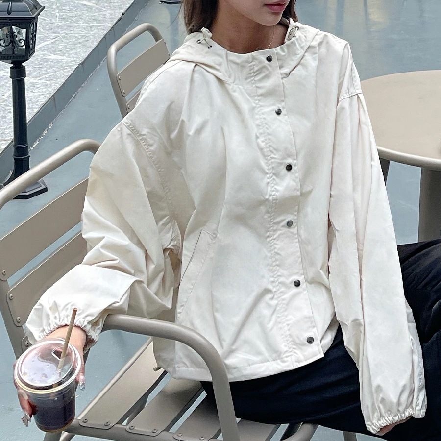 バルーン袖オーバーサイズマウンテンパーカー k182